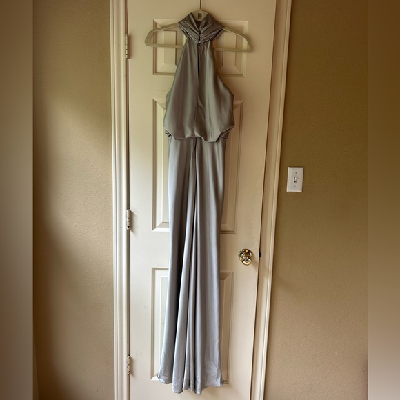 ASOS Silver/Gray Bridesmaid Dress - Picture 4 of 9